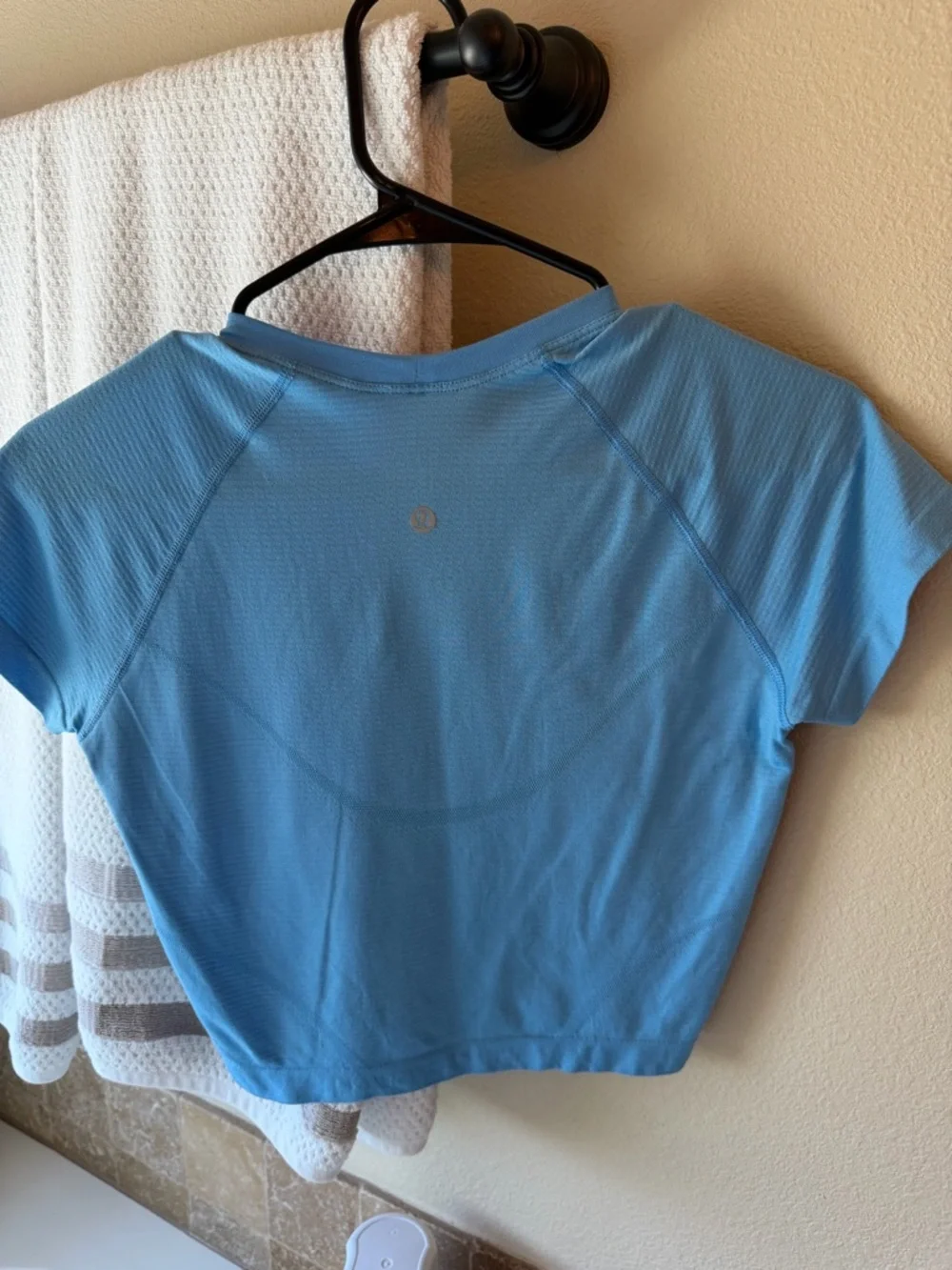🍋lululemon swiftly crop short sleeve 🩵aero blue - Picture 4 of 5